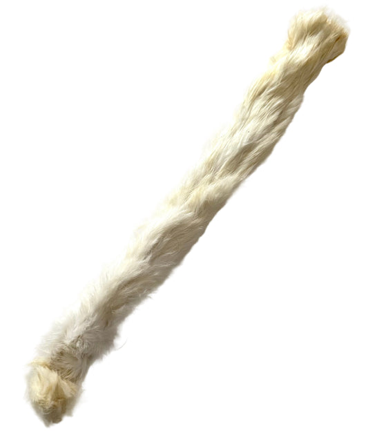 Kaninchenhaut mit Fell (30-35cm)