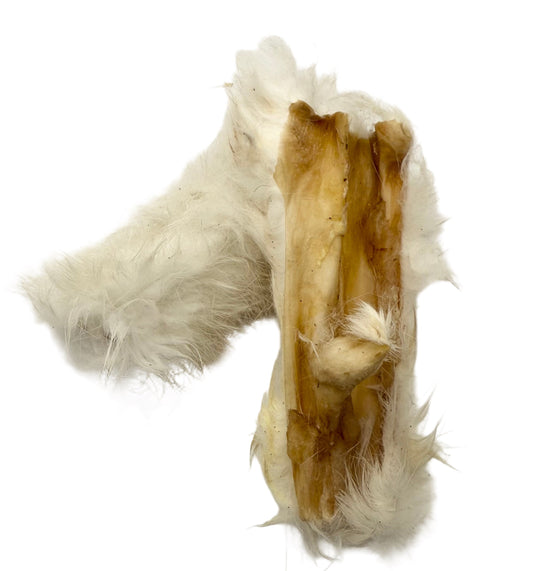 Kaninchenhaut mit Fell (100g)